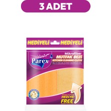 Parex Mikrofiber Mutfak Bezi (Mikrofiber Temizlik Bezi Hediye)  Üçlü Paket