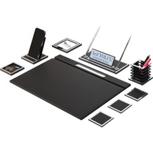 Makro Ofis Lina Sümen Takımı 10 Parça Siyah