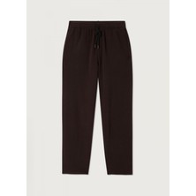 American Vintage Lastikli Bel Standart Bordo Erkek Eşofman Altı MTOF05AH25RAC