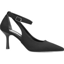 Ayakkabı Fuarı Elit 25KMST1117Z Kadın Klasik Topuklu ayakkabı Siyah