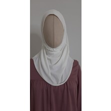 Erasra Class Kız Çocuk Pratik Başörtü (  4-10  Yas ) Beyaz Renk