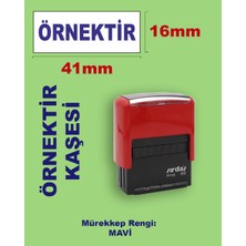 Plankton Tasarım Örnektir Kaşesi, 911 (41mm*16mm) Otomatik Kaşe