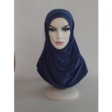 Erasra Class Pratik Çoçuk Eşarp Hijap Indigo Mavisi
