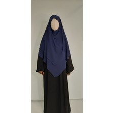 Erasra Class 3 Katlı Multi Sifon Sufle Esarp ( Orta Boy ) Hijap Acık Lacıvert