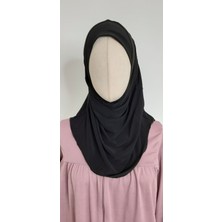Erasra Class Kız Çocuk Pratik Başörtü (  4-10  Yas ) Siyah Renk