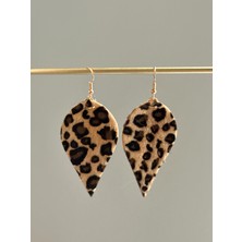 Youes Jewelry Leopar Desenli Kadın Sallantılı Küpe