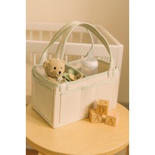 YUNUSOĞLU HOME Anne Bebek Kalın Keçe Bakım Çantası Yenidoğan Için Organizer Düzenleyici Çok Amaçlı