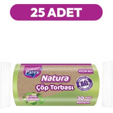 Parex Natura Çöp Torbası Küçük Boy 30'lu 40 x 50 cm 25 Paket
