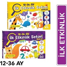 Enine Boyuna Eğitim 1-3 Yaş Ilk Etkinlik Kitabım Seti (Sayılar - Renkler)