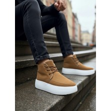 Ebrus Trend ET0550 İçi Kürklü Bağcıklı Taba Erkek Tarz Spor Bot