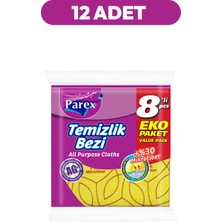 Parex Yüzde 30 8'li Mikrofiber Temizlik Bezi Onikili Paket