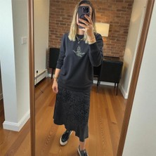 Sweatshirt Işlemeli