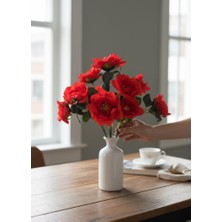 Nettenevime Yapay Çiçek Kırmızı 10LU Gül Demeti 40*30CM