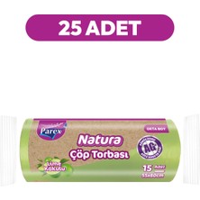 Parex Natura Çöp Torbası Orta Boy 15'li 55 x 60 cm 25 Paket