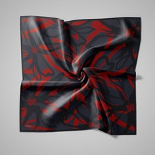 Piramit Naturel Eşarp | Çizgisel Papatya