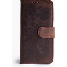 Wachikopa El Yapımı Hakiki Deri İphone 14 Pro Max Classic Case Kılıfı