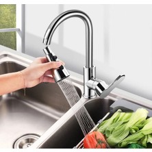 River World Musluk Başlığı 3 Fonksiyonlu Metalik