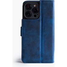 Wachikopa El Yapımı Hakiki Deri İphone 15 Pro Classic Case Kılıfı
