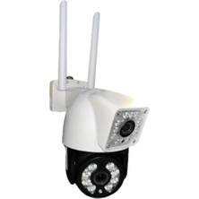 Binbir Göz Bilgisayar Okam O-KAM-3011 Çift Kameralı Full Hd 4 Mp Gece Görüşlü Ip Wi-Fi Ptz Güvenlik Kamerası