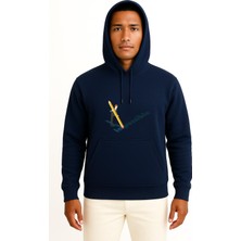 Bahriyeli Collection Kapüşonlu Impossible - Imkansız Göğüs Tasarımlı Unisex Sweatshirt