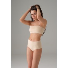 Preshley Kadın Ten Invisible Askılı Büstiyer 5583