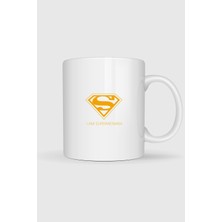 Bahriyeli Collection  Ben Süper Kadınım - I Am Superwoman, Tasarımlı Kupa Bardak