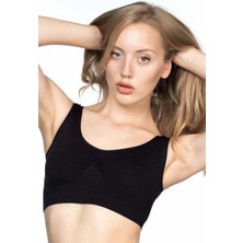 Preshley Siyah Mı Emay 4005 Soft Kalın Askı Büstiyer