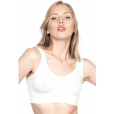 Preshley Beyaz Mı Emay 4005 Soft Kalın Askı Büstiyer