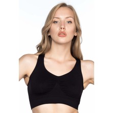 Preshley Siyah Mı Emay 4001 Soft Sporcu Büstiyer