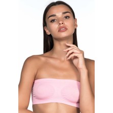 Preshley Pembe Mı Emay 4002 Soft Straplez Büstiyer