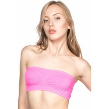 Preshley Neon Fuşya Mı Emay 4002 Soft Straplez Büstiyer