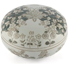 Mikasa Moor Yeşil Beyaz Kelebekli Dekoratif Kutu 22X12CM