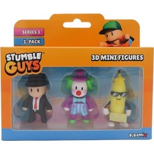 TUY23000 Stumble Guys 3lü Mini Figür