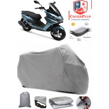 Autozel Rks Newlight Motor Brandası Gri Motorsiket Brandası Motor Örtüsü Çadır Su Geçirmez Motosiklet Kılıfı Motor Brandası