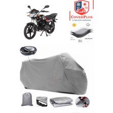 Autozel Mondial 125 Superboy I Motor Brandası Gri Arka Çanta Uyumlu Motorsiket Brandası Motor Örtüsü Çadır Su Geçirmez Motosiklet Kılıfı Motor Brandası