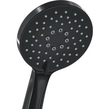 Romena | Valtemo Mat Siyah Fonksiyonlu El Duşu + Hortum + Mafsal 3’lü Duş Seti