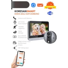 Koresan Kdw4 Tuya Wifi Akıllı Kapı Dürbünü