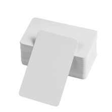 Boş Kelime Kartları 5x8 cm - 50 Adet Oval Kenarlı | Tabu &amp; Not Kartları - Beyaz