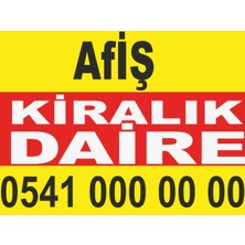 Aydın Garage (100 cm x 150 Cm) Sahibinden Kiralık Daire Branda - Afiş- Pankart