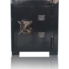 Sur Çelik Sur  Çelik Para Kasaları Gizli Bölmeli Sağlam Kaliteli Gri Özel Boya 55 Cm. 75 kg