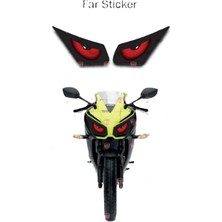 Aydın Garage Cbr 250R Far Filesi Kırmızı Göz