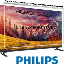 Heroglas Philips 65PUS8500 65 Inç Tv Ekran Koruyucu