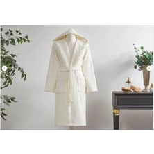 Özdilek Ekoseli Kapüşonlu Çocuk Bornozu