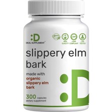Deal Supplement Organic Slippery Elm Kaygan Karaağaç Digestive Support 300 Caps