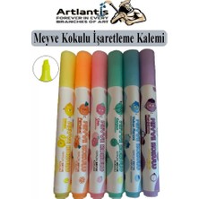 Artlantis Meyve Kokulu Fosforlu Kalem 1 Paket 6 Renk Meyve Kokulu Işaret Kalemi 6 Lı Fosforlu Kalem