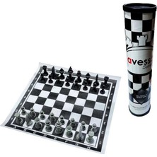 Avessa Rst-10 Okul Tipi Rulo Satranç Takımı – Çocuk ve Yetişkinler Için Zeka Geliştirici Oyun Seti