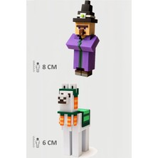 Minecraft Witch Cadı  ve Lama Set Hareketli Eklemli Figür