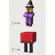 Minecraft Witch Cadı ve Strider Set Hareketli Eklemli Figür
