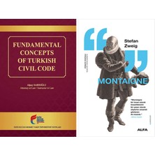 Alfa Yayınları Fundamental Concepts Of Turkish Civil Code + Montaigne