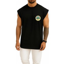 Bahriyeli Collection Oversize Amfibi Deniz Piyade Cep Tasarımlı Atlet